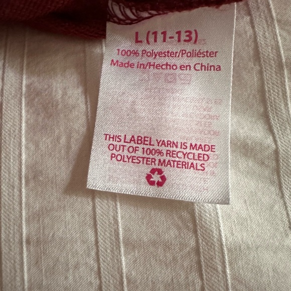 NWOT Burgundy red half zip cozy sweater Size L . - Picture 6 of 11